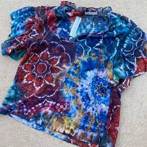 Alice and Olivia sheer shirt, xs